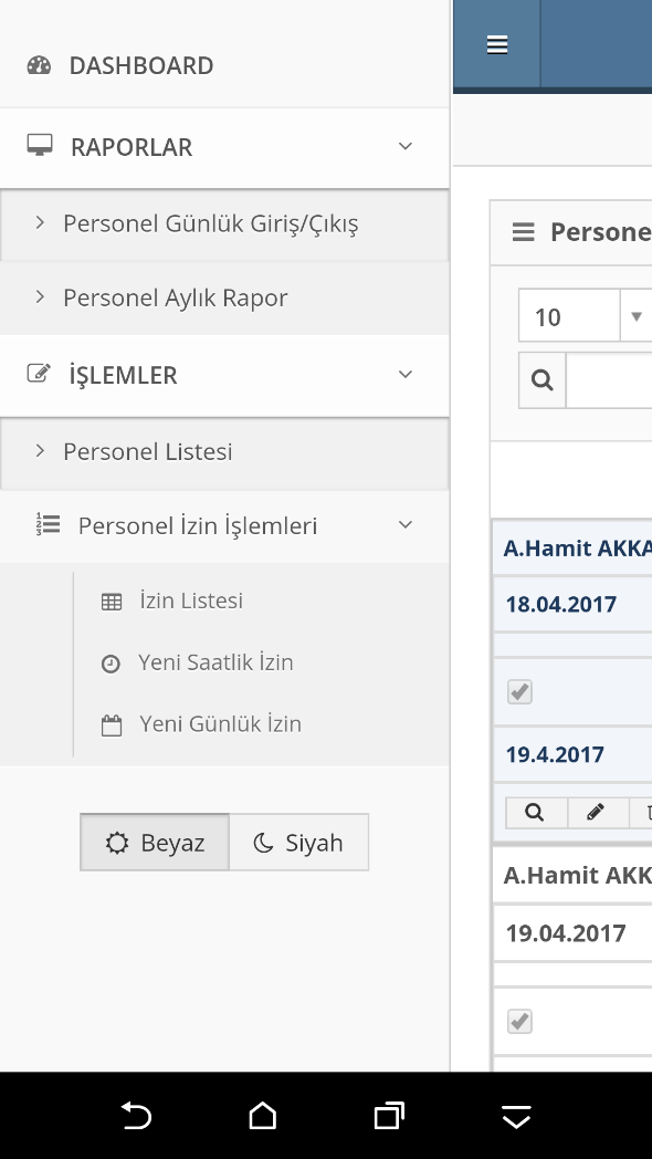 PERSONEL İZİN İŞLEMLERİ